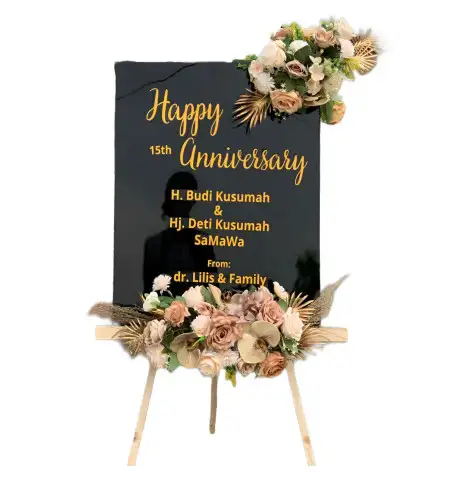 Papan Bunga Akrilik Gunungsimping